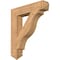 Ekena Millwork Funston Arts & Crafts Smooth Bracket, Western Red Cedar, 5 1/2"W x 30"D x 34"H BKT06X30X34FST03SWR - alternate 1